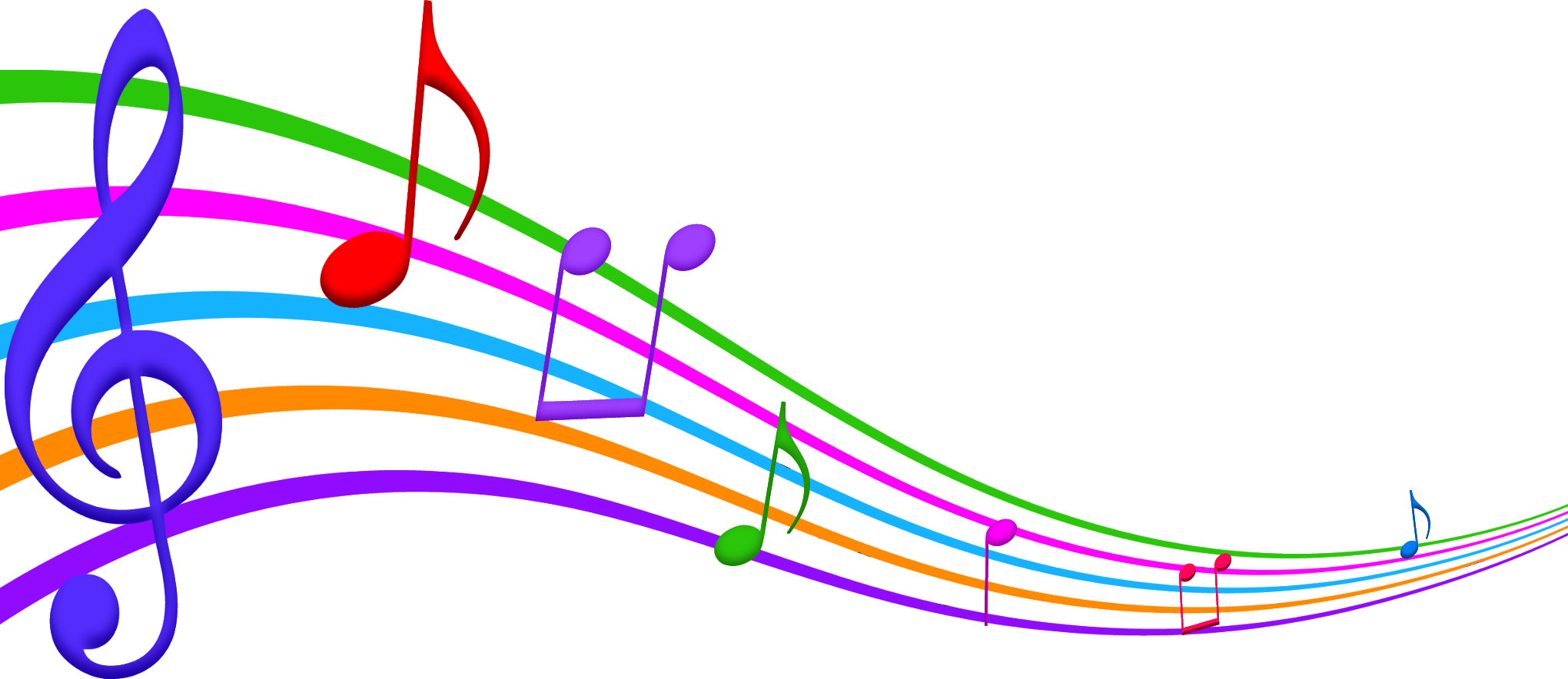 clip art floating music notes - photo #34